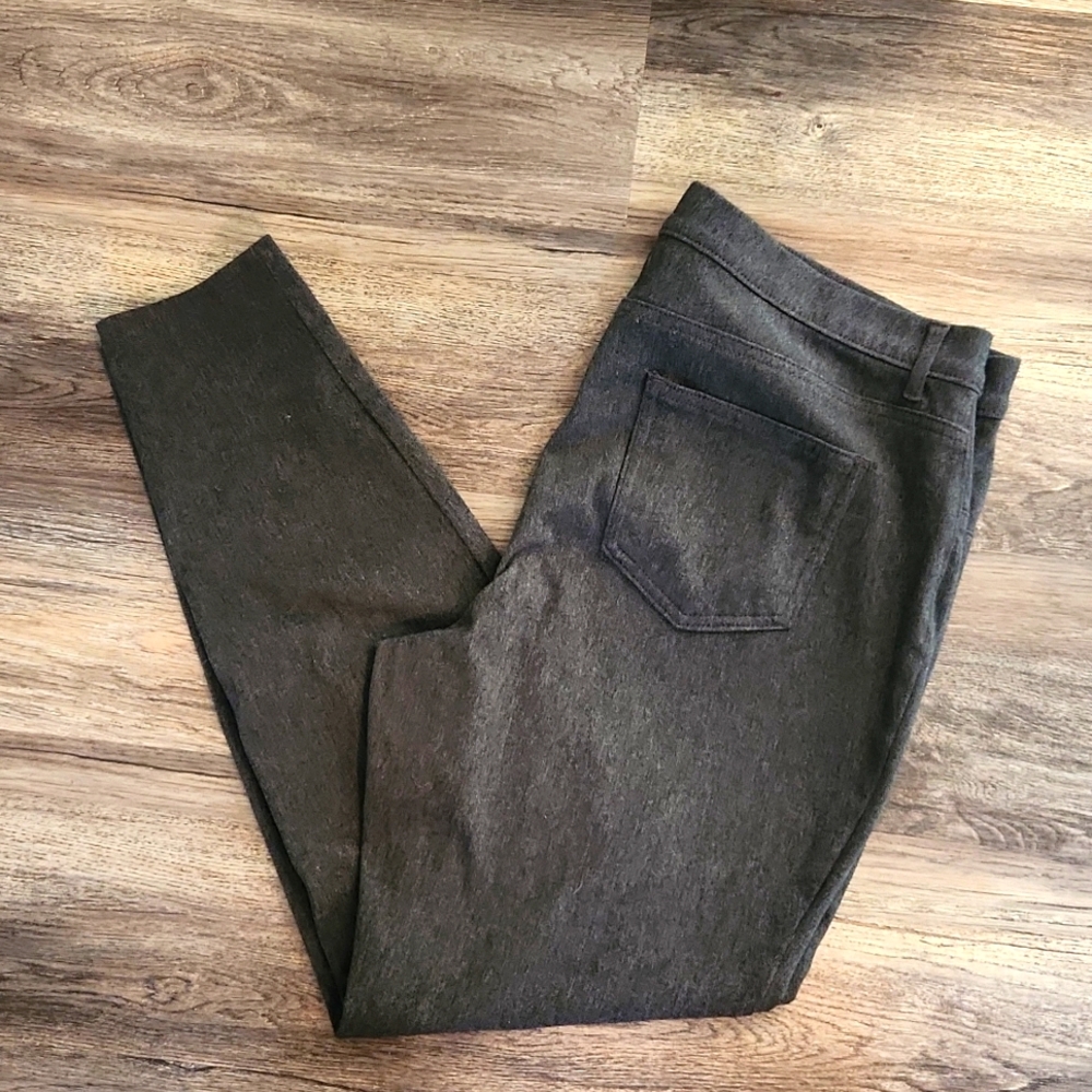 Time and Tru Grey High Rise Stretch Jeggings Size XXL 20